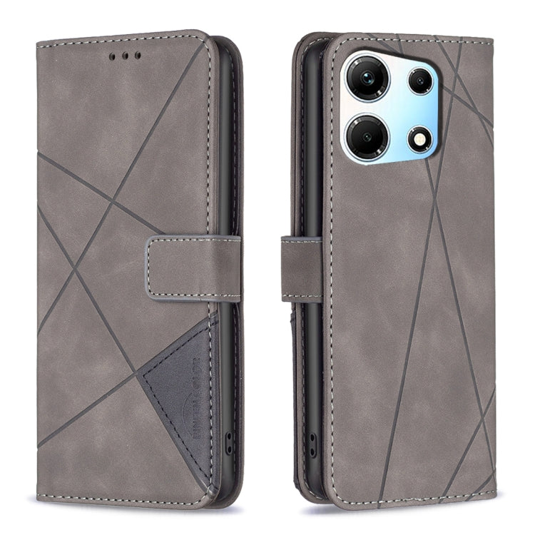 Magnetic Buckle Rhombus Texture Leather Phone Case, For Infinix Hot 40/40 Pro, For Infinix Hot 40i, For Infinix Smart 8, For Infinix Zero 30 4G, For Infinix Zero 30 5G, For Infinix Hot 30 Play NFC, For Infinix Note 30 5G, For Infinix Note 30i