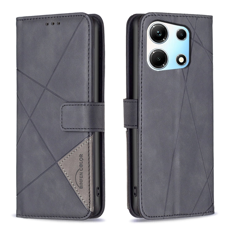 Magnetic Buckle Rhombus Texture Leather Phone Case, For Infinix Hot 40/40 Pro, For Infinix Hot 40i, For Infinix Smart 8, For Infinix Zero 30 4G, For Infinix Zero 30 5G, For Infinix Hot 30 Play NFC, For Infinix Note 30 5G, For Infinix Note 30i