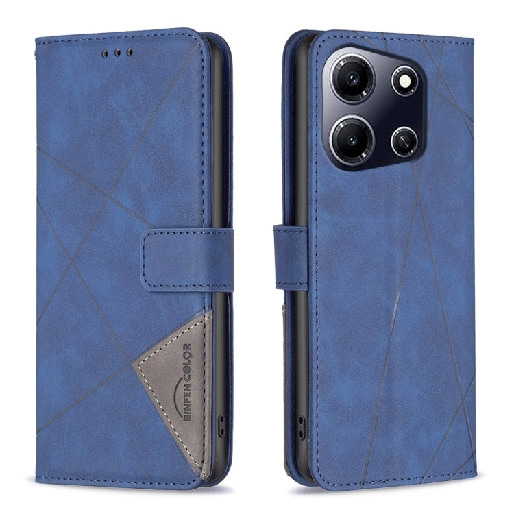 Magnetic Buckle Rhombus Texture Leather Phone Case, For Infinix Hot 40/40 Pro, For Infinix Hot 40i, For Infinix Smart 8, For Infinix Zero 30 4G, For Infinix Zero 30 5G, For Infinix Hot 30 Play NFC, For Infinix Note 30 5G, For Infinix Note 30i