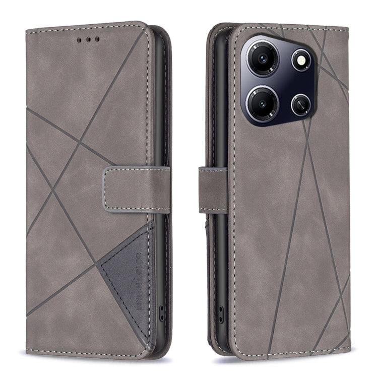 Magnetic Buckle Rhombus Texture Leather Phone Case, For Infinix Hot 40/40 Pro, For Infinix Hot 40i, For Infinix Smart 8, For Infinix Zero 30 4G, For Infinix Zero 30 5G, For Infinix Hot 30 Play NFC, For Infinix Note 30 5G, For Infinix Note 30i