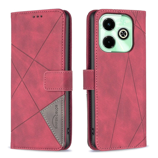 Magnetic Buckle Rhombus Texture Leather Phone Case, For Infinix Hot 40/40 Pro, For Infinix Hot 40i, For Infinix Smart 8, For Infinix Zero 30 4G, For Infinix Zero 30 5G, For Infinix Hot 30 Play NFC, For Infinix Note 30 5G, For Infinix Note 30i