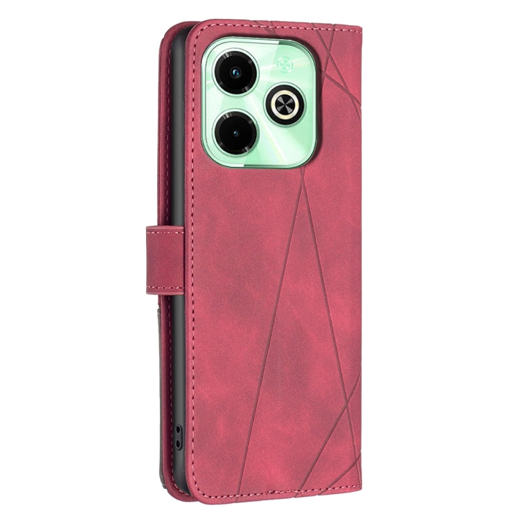 Magnetic Buckle Rhombus Texture Leather Phone Case, For Infinix Hot 40/40 Pro, For Infinix Hot 40i, For Infinix Smart 8, For Infinix Zero 30 4G, For Infinix Zero 30 5G, For Infinix Hot 30 Play NFC, For Infinix Note 30 5G, For Infinix Note 30i