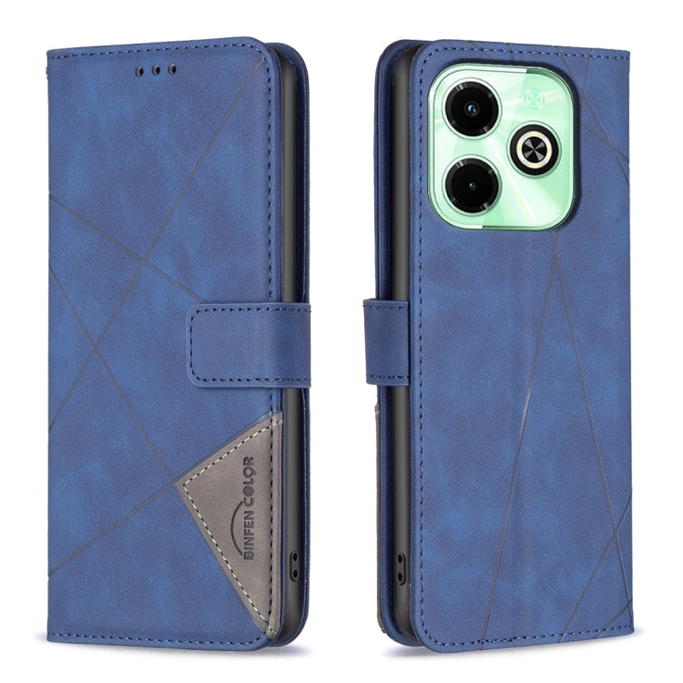 Magnetic Buckle Rhombus Texture Leather Phone Case, For Infinix Hot 40/40 Pro, For Infinix Hot 40i, For Infinix Smart 8, For Infinix Zero 30 4G, For Infinix Zero 30 5G, For Infinix Hot 30 Play NFC, For Infinix Note 30 5G, For Infinix Note 30i