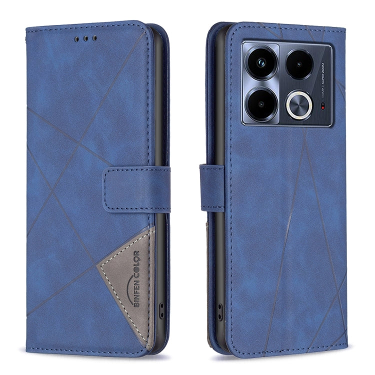 Magnetic Buckle Rhombus Texture Leather Phone Case, For Infinix Smart 9 / Hot 50i, For Infinix Hot 50 4G, For Infinix Hot 50 5G, For Infinix Zero 40 4G, For Infinix Note 40X 5G, For Infinix GT 20 Pro 5G, For Infinix Note 40 Pro 4G/5G/40 Pro+ 5G        ...