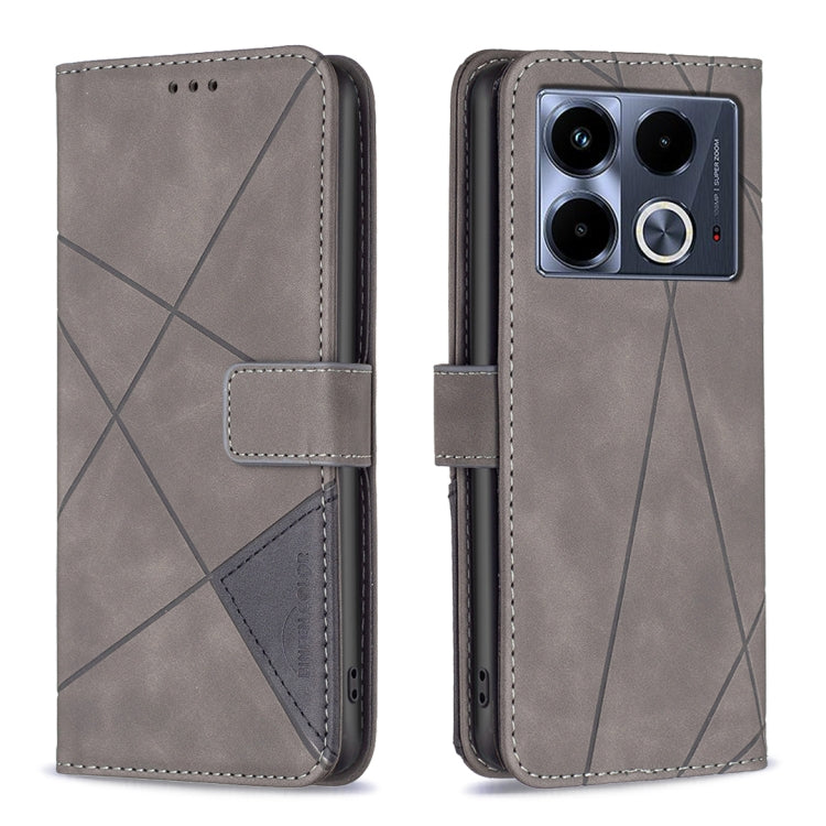 Magnetic Buckle Rhombus Texture Leather Phone Case, For Infinix Smart 9 / Hot 50i, For Infinix Hot 50 4G, For Infinix Hot 50 5G, For Infinix Zero 40 4G, For Infinix Note 40X 5G, For Infinix GT 20 Pro 5G, For Infinix Note 40 Pro 4G/5G/40 Pro+ 5G        ...