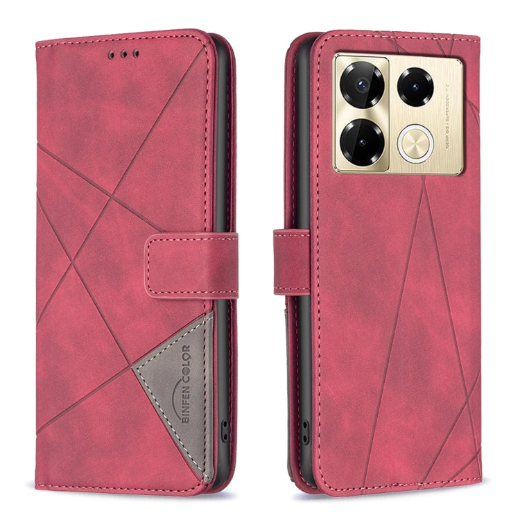 Magnetic Buckle Rhombus Texture Leather Phone Case, For Infinix Smart 9 / Hot 50i, For Infinix Hot 50 4G, For Infinix Hot 50 5G, For Infinix Zero 40 4G, For Infinix Note 40X 5G, For Infinix GT 20 Pro 5G, For Infinix Note 40 Pro 4G/5G/40 Pro+ 5G        ...