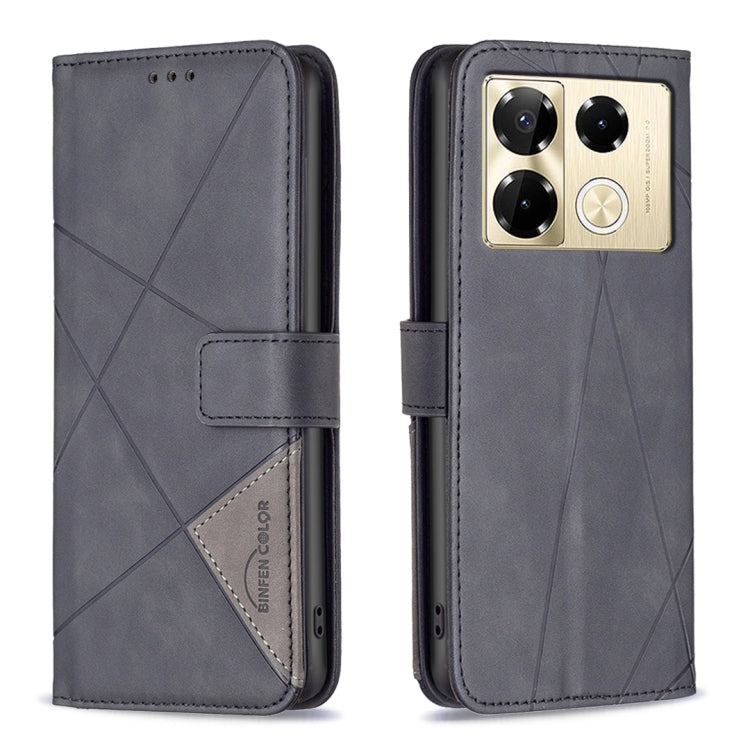 Magnetic Buckle Rhombus Texture Leather Phone Case, For Infinix Smart 9 / Hot 50i, For Infinix Hot 50 4G, For Infinix Hot 50 5G, For Infinix Zero 40 4G, For Infinix Note 40X 5G, For Infinix GT 20 Pro 5G, For Infinix Note 40 Pro 4G/5G/40 Pro+ 5G        ...