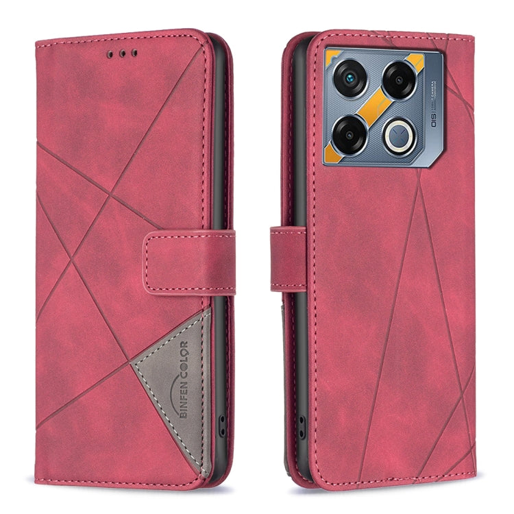 Magnetic Buckle Rhombus Texture Leather Phone Case, For Infinix Smart 9 / Hot 50i, For Infinix Hot 50 4G, For Infinix Hot 50 5G, For Infinix Zero 40 4G, For Infinix Note 40X 5G, For Infinix GT 20 Pro 5G, For Infinix Note 40 Pro 4G/5G/40 Pro+ 5G        ...