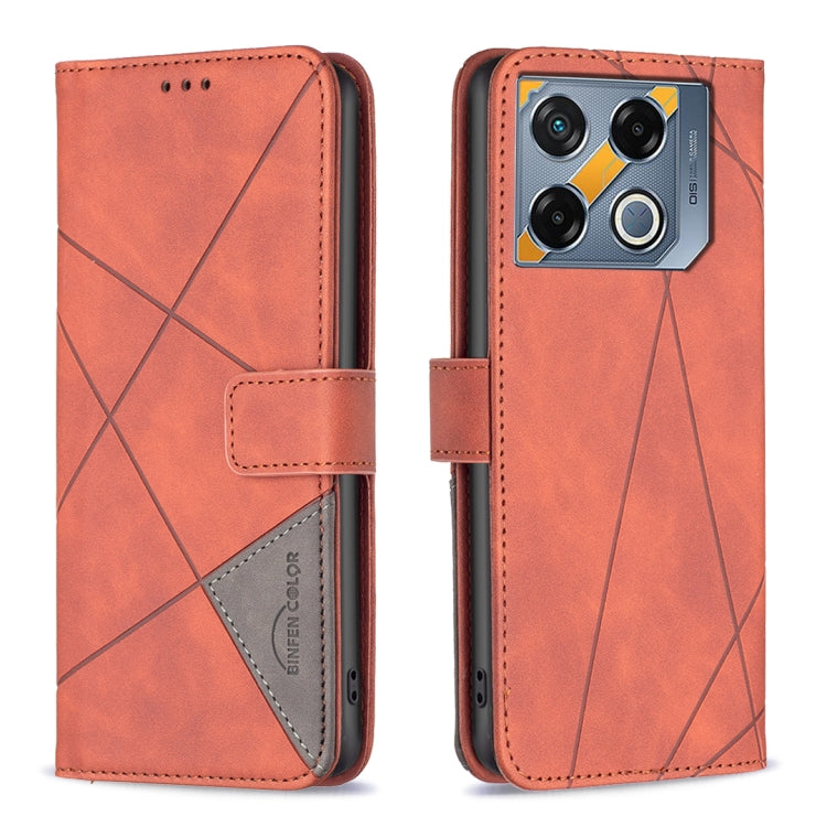 Magnetic Buckle Rhombus Texture Leather Phone Case, For Infinix Smart 9 / Hot 50i, For Infinix Hot 50 4G, For Infinix Hot 50 5G, For Infinix Zero 40 4G, For Infinix Note 40X 5G, For Infinix GT 20 Pro 5G, For Infinix Note 40 Pro 4G/5G/40 Pro+ 5G        ...