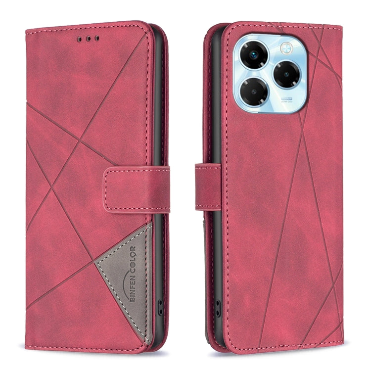 Magnetic Buckle Rhombus Texture Leather Phone Case, For Infinix Smart 9 / Hot 50i, For Infinix Hot 50 4G, For Infinix Hot 50 5G, For Infinix Zero 40 4G, For Infinix Note 40X 5G, For Infinix GT 20 Pro 5G, For Infinix Note 40 Pro 4G/5G/40 Pro+ 5G        ...