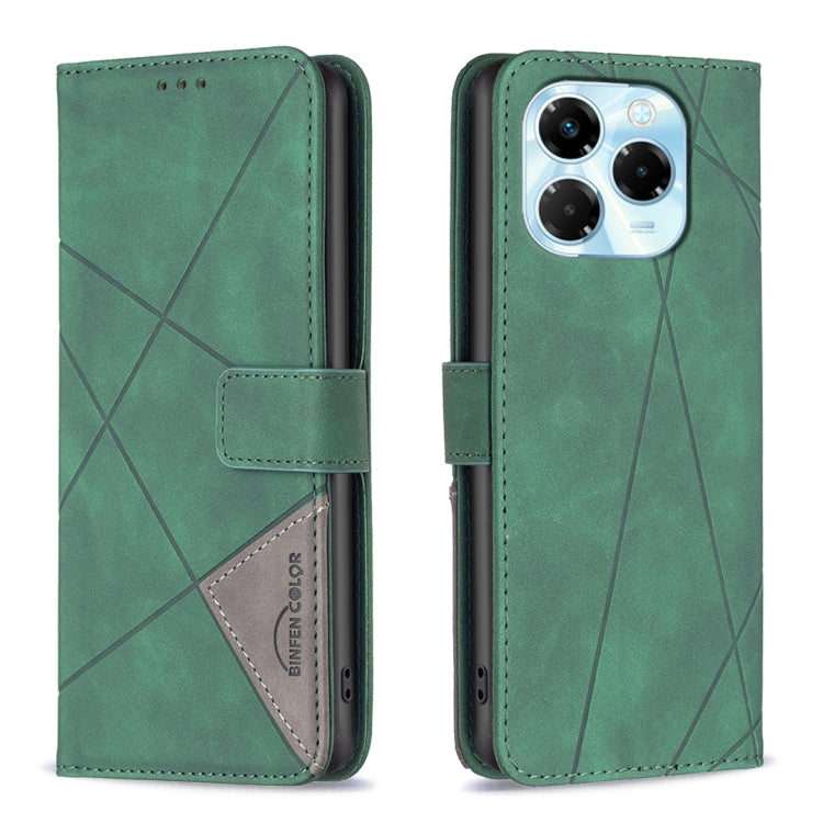 Magnetic Buckle Rhombus Texture Leather Phone Case, For Infinix Smart 9 / Hot 50i, For Infinix Hot 50 4G, For Infinix Hot 50 5G, For Infinix Zero 40 4G, For Infinix Note 40X 5G, For Infinix GT 20 Pro 5G, For Infinix Note 40 Pro 4G/5G/40 Pro+ 5G        ...