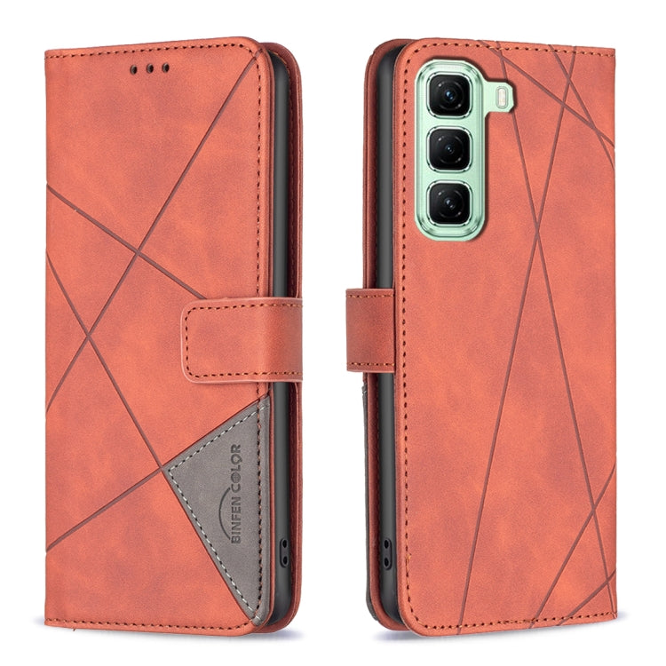 Magnetic Buckle Rhombus Texture Leather Phone Case, For Infinix Smart 9 / Hot 50i, For Infinix Hot 50 4G, For Infinix Hot 50 5G, For Infinix Zero 40 4G, For Infinix Note 40X 5G, For Infinix GT 20 Pro 5G, For Infinix Note 40 Pro 4G/5G/40 Pro+ 5G        ...