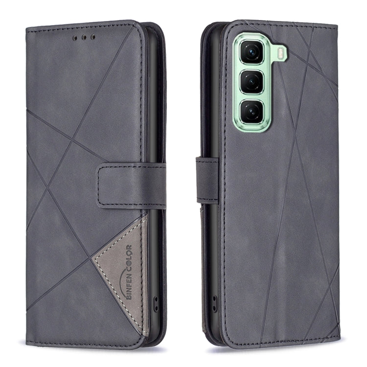 Magnetic Buckle Rhombus Texture Leather Phone Case, For Infinix Smart 9 / Hot 50i, For Infinix Hot 50 4G, For Infinix Hot 50 5G, For Infinix Zero 40 4G, For Infinix Note 40X 5G, For Infinix GT 20 Pro 5G, For Infinix Note 40 Pro 4G/5G/40 Pro+ 5G        ...