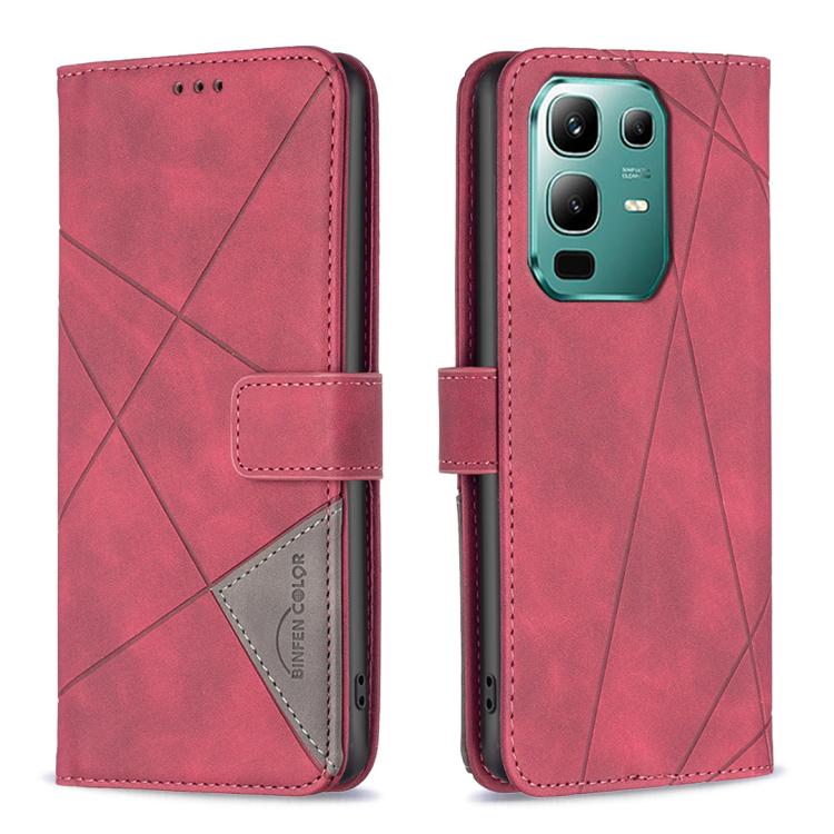 Magnetic Buckle Rhombus Texture Leather Phone Case, For Infinix GT 50 Pro 5G, For Infinix Hot 70 5G, For Infinix Smart 20 4G, For Infinix Note 60 5G / 60 Pro 5G, For Infinix Hot 60 Pro+ 4G, For Infinix Hot 60 Pro 4G, For Infinix Note 50X 5G            ...