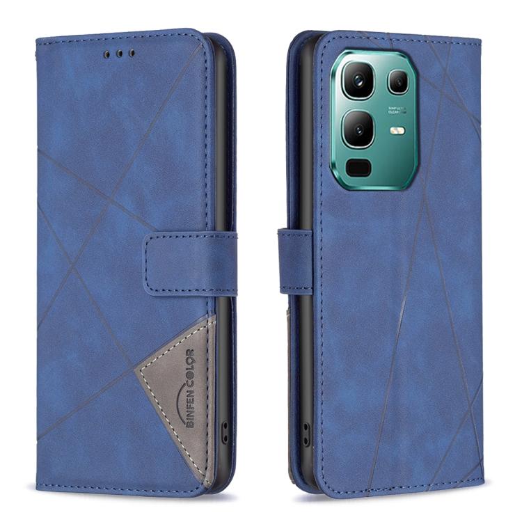 Magnetic Buckle Rhombus Texture Leather Phone Case, For Infinix GT 50 Pro 5G, For Infinix Hot 70 5G, For Infinix Smart 20 4G, For Infinix Note 60 5G / 60 Pro 5G, For Infinix Hot 60 Pro+ 4G, For Infinix Hot 60 Pro 4G, For Infinix Note 50X 5G            ...