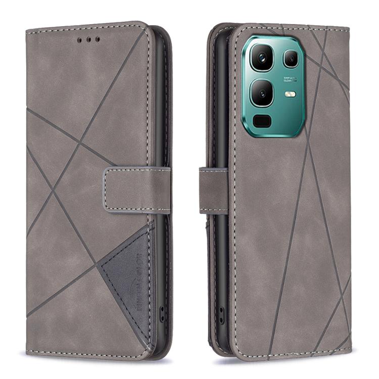 Magnetic Buckle Rhombus Texture Leather Phone Case, For Infinix GT 50 Pro 5G, For Infinix Hot 70 5G, For Infinix Smart 20 4G, For Infinix Note 60 5G / 60 Pro 5G, For Infinix Hot 60 Pro+ 4G, For Infinix Hot 60 Pro 4G, For Infinix Note 50X 5G            ...