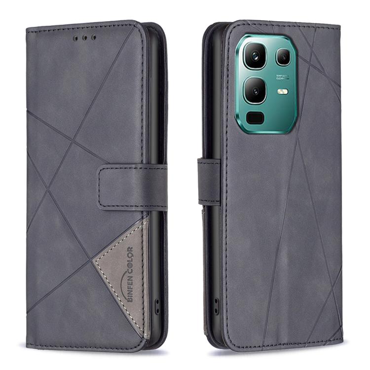 Magnetic Buckle Rhombus Texture Leather Phone Case, For Infinix GT 50 Pro 5G, For Infinix Hot 70 5G, For Infinix Smart 20 4G, For Infinix Note 60 5G / 60 Pro 5G, For Infinix Hot 60 Pro+ 4G, For Infinix Hot 60 Pro 4G, For Infinix Note 50X 5G            ...