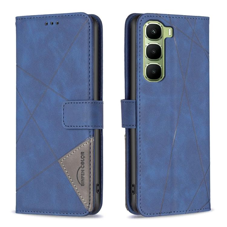 Magnetic Buckle Rhombus Texture Leather Phone Case, For Infinix GT 50 Pro 5G, For Infinix Hot 70 5G, For Infinix Smart 20 4G, For Infinix Note 60 5G / 60 Pro 5G, For Infinix Hot 60 Pro+ 4G, For Infinix Hot 60 Pro 4G, For Infinix Note 50X 5G            ...