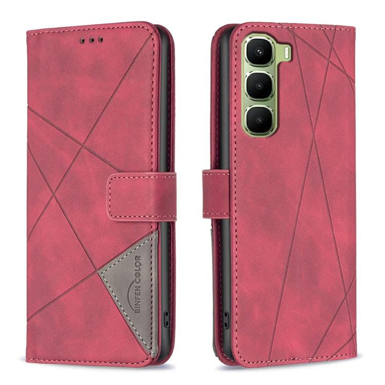 Magnetic Buckle Rhombus Texture Leather Phone Case, For Infinix GT 50 Pro 5G, For Infinix Hot 70 5G, For Infinix Smart 20 4G, For Infinix Note 60 5G / 60 Pro 5G, For Infinix Hot 60 Pro+ 4G, For Infinix Hot 60 Pro 4G, For Infinix Note 50X 5G            ...