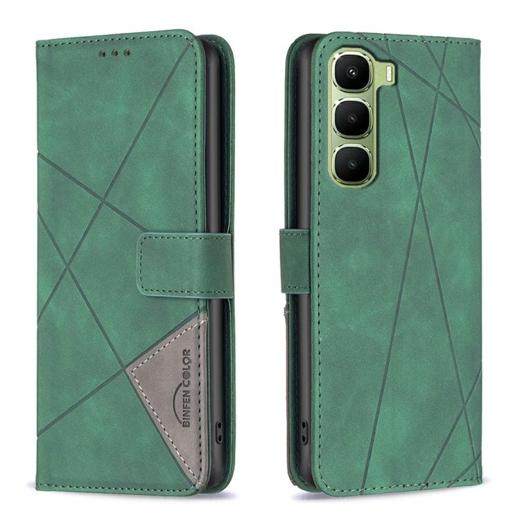 Magnetic Buckle Rhombus Texture Leather Phone Case, For Infinix GT 50 Pro 5G, For Infinix Hot 70 5G, For Infinix Smart 20 4G, For Infinix Note 60 5G / 60 Pro 5G, For Infinix Hot 60 Pro+ 4G, For Infinix Hot 60 Pro 4G, For Infinix Note 50X 5G            ...