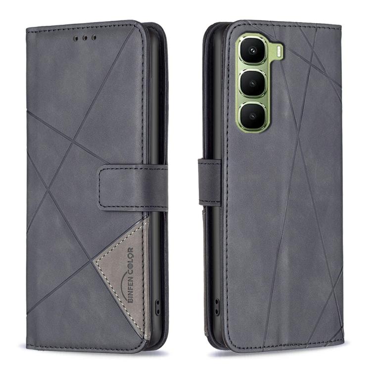 Magnetic Buckle Rhombus Texture Leather Phone Case, For Infinix GT 50 Pro 5G, For Infinix Hot 70 5G, For Infinix Smart 20 4G, For Infinix Note 60 5G / 60 Pro 5G, For Infinix Hot 60 Pro+ 4G, For Infinix Hot 60 Pro 4G, For Infinix Note 50X 5G            ...