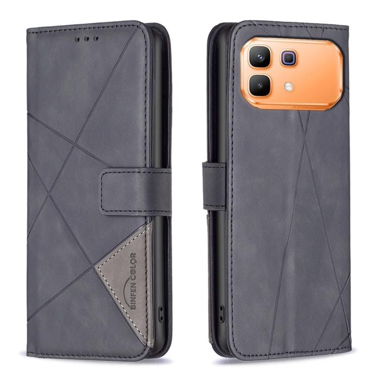 Magnetic Buckle Rhombus Texture Leather Phone Case, For Infinix GT 50 Pro 5G, For Infinix Hot 70 5G, For Infinix Smart 20 4G, For Infinix Note 60 5G / 60 Pro 5G, For Infinix Hot 60 Pro+ 4G, For Infinix Hot 60 Pro 4G, For Infinix Note 50X 5G            ...