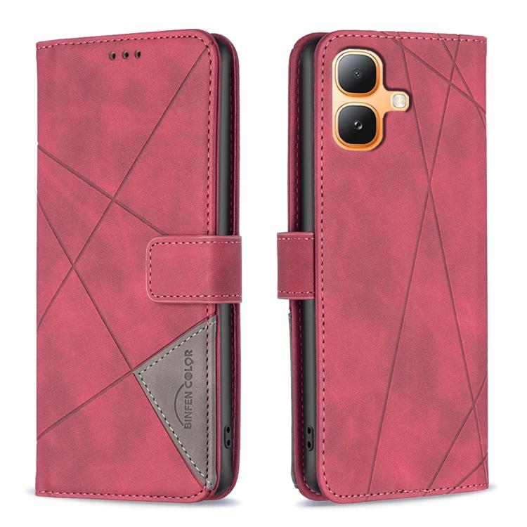 Magnetic Buckle Rhombus Texture Leather Phone Case, For Infinix GT 50 Pro 5G, For Infinix Hot 70 5G, For Infinix Smart 20 4G, For Infinix Note 60 5G / 60 Pro 5G, For Infinix Hot 60 Pro+ 4G, For Infinix Hot 60 Pro 4G, For Infinix Note 50X 5G            ...