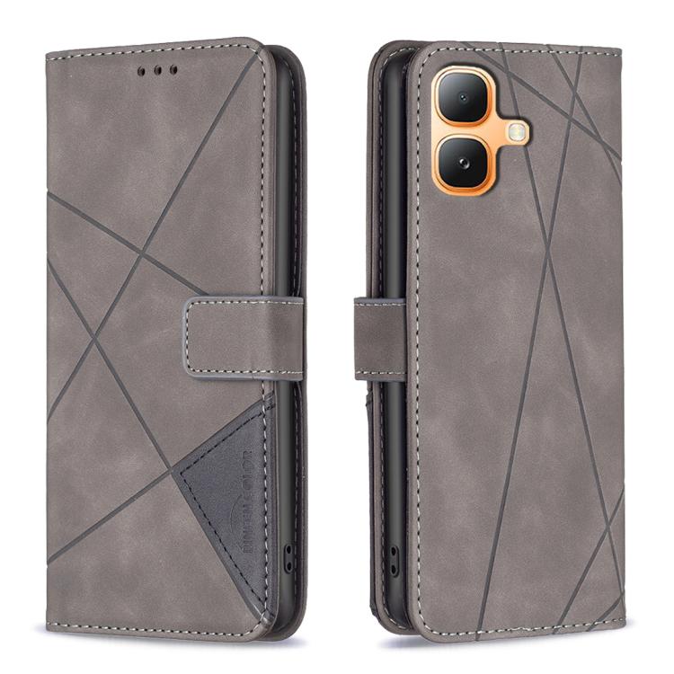 Magnetic Buckle Rhombus Texture Leather Phone Case, For Infinix GT 50 Pro 5G, For Infinix Hot 70 5G, For Infinix Smart 20 4G, For Infinix Note 60 5G / 60 Pro 5G, For Infinix Hot 60 Pro+ 4G, For Infinix Hot 60 Pro 4G, For Infinix Note 50X 5G            ...