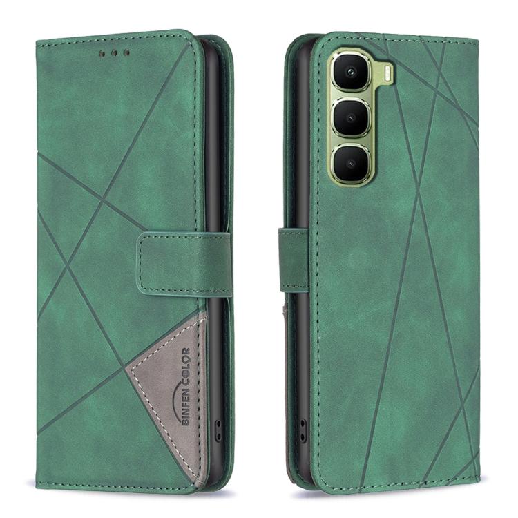 Magnetic Buckle Rhombus Texture Leather Phone Case, For Infinix GT 50 Pro 5G, For Infinix Hot 70 5G, For Infinix Smart 20 4G, For Infinix Note 60 5G / 60 Pro 5G, For Infinix Hot 60 Pro+ 4G, For Infinix Hot 60 Pro 4G, For Infinix Note 50X 5G            ...