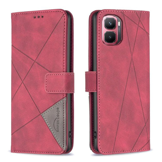 Magnetic Buckle Rhombus Texture Leather Phone Case, For Infinix GT 50 Pro 5G, For Infinix Hot 70 5G, For Infinix Smart 20 4G, For Infinix Note 60 5G / 60 Pro 5G, For Infinix Hot 60 Pro+ 4G, For Infinix Hot 60 Pro 4G, For Infinix Note 50X 5G            ...