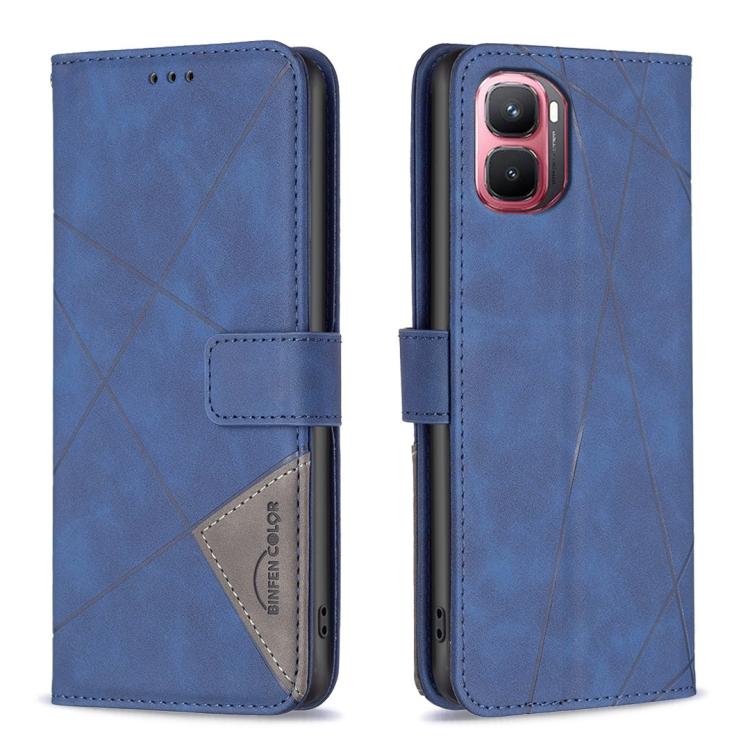 Magnetic Buckle Rhombus Texture Leather Phone Case, For Infinix GT 50 Pro 5G, For Infinix Hot 70 5G, For Infinix Smart 20 4G, For Infinix Note 60 5G / 60 Pro 5G, For Infinix Hot 60 Pro+ 4G, For Infinix Hot 60 Pro 4G, For Infinix Note 50X 5G            ...