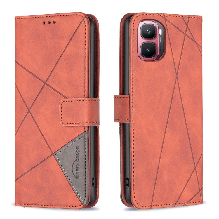 Magnetic Buckle Rhombus Texture Leather Phone Case, For Infinix GT 50 Pro 5G, For Infinix Hot 70 5G, For Infinix Smart 20 4G, For Infinix Note 60 5G / 60 Pro 5G, For Infinix Hot 60 Pro+ 4G, For Infinix Hot 60 Pro 4G, For Infinix Note 50X 5G            ...