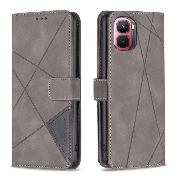 Magnetic Buckle Rhombus Texture Leather Phone Case, For Infinix GT 50 Pro 5G, For Infinix Hot 70 5G, For Infinix Smart 20 4G, For Infinix Note 60 5G / 60 Pro 5G, For Infinix Hot 60 Pro+ 4G, For Infinix Hot 60 Pro 4G, For Infinix Note 50X 5G            ...