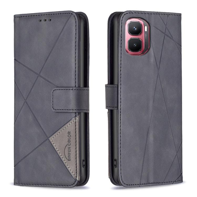 Magnetic Buckle Rhombus Texture Leather Phone Case, For Infinix GT 50 Pro 5G, For Infinix Hot 70 5G, For Infinix Smart 20 4G, For Infinix Note 60 5G / 60 Pro 5G, For Infinix Hot 60 Pro+ 4G, For Infinix Hot 60 Pro 4G, For Infinix Note 50X 5G            ...