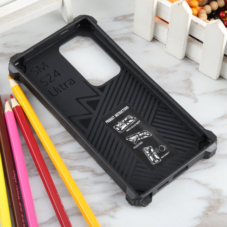 Camouflage Armor Kickstand TPU + PC Magnetic Phone Case, For Samsung Galaxy S23 FE 5G, For Samsung Galaxy S24 Ultra 5G, For Samsung Galaxy A55, For Samsung Galaxy S24+ 5G, For Samsung Galaxy A35, For Samsung Galaxy S24 5G, For Samsung Galaxy A15       ...