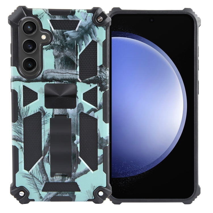 Camouflage Armor Kickstand TPU + PC Magnetic Phone Case, For Samsung Galaxy S23 FE 5G, For Samsung Galaxy S24 Ultra 5G, For Samsung Galaxy A55, For Samsung Galaxy S24+ 5G, For Samsung Galaxy A35, For Samsung Galaxy S24 5G, For Samsung Galaxy A15       ...