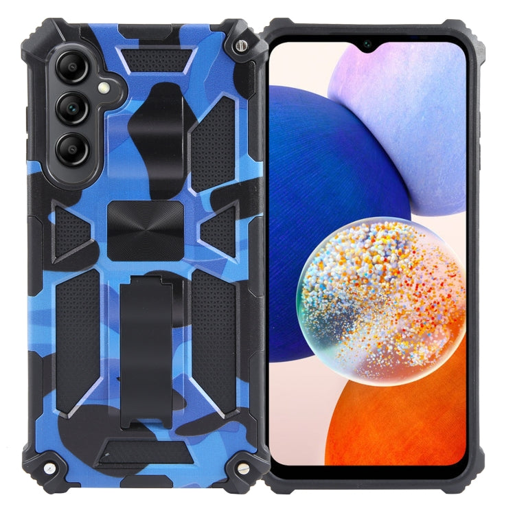 Camouflage Armor Kickstand TPU + PC Magnetic Phone Case, For Samsung Galaxy S23 FE 5G, For Samsung Galaxy S24 Ultra 5G, For Samsung Galaxy A55, For Samsung Galaxy S24+ 5G, For Samsung Galaxy A35, For Samsung Galaxy S24 5G, For Samsung Galaxy A15       ...