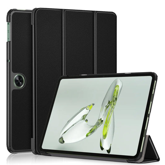 Custer Solid Color 3-fold Holder Smart Leather Tablet Case, For OnePlus Pad Go / OPPO Pad Air2 / Neo, For OnePlus Pad Pro / Pad 2