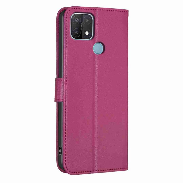Four-leaf Embossed Leather Phone Case, For OPPO A15, For OPPO A92 / A72 / A52, For OPPO A7, For OPPO A59 5G