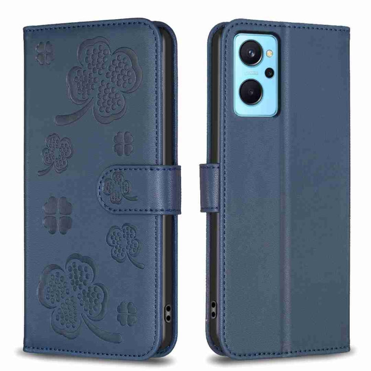 Four-leaf Embossed Leather Phone Case, For OPPO Reno7 5G / Find X5 Lite, For OPPO A16 / A16s / A54s, For OPPO A94 4G / Reno5 F / F19 Pro, For OPPO A94 5G / Reno5 Z / F19 Pro+, For OPPO A74 5G / A93 5G / A54 5G, For OPPO A74 4G / F19 4G, For OPPO A15   ...