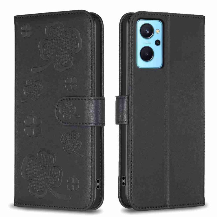 Four-leaf Embossed Leather Phone Case, For OPPO Reno7 5G / Find X5 Lite, For OPPO A16 / A16s / A54s, For OPPO A94 4G / Reno5 F / F19 Pro, For OPPO A94 5G / Reno5 Z / F19 Pro+, For OPPO A74 5G / A93 5G / A54 5G, For OPPO A74 4G / F19 4G, For OPPO A15   ...