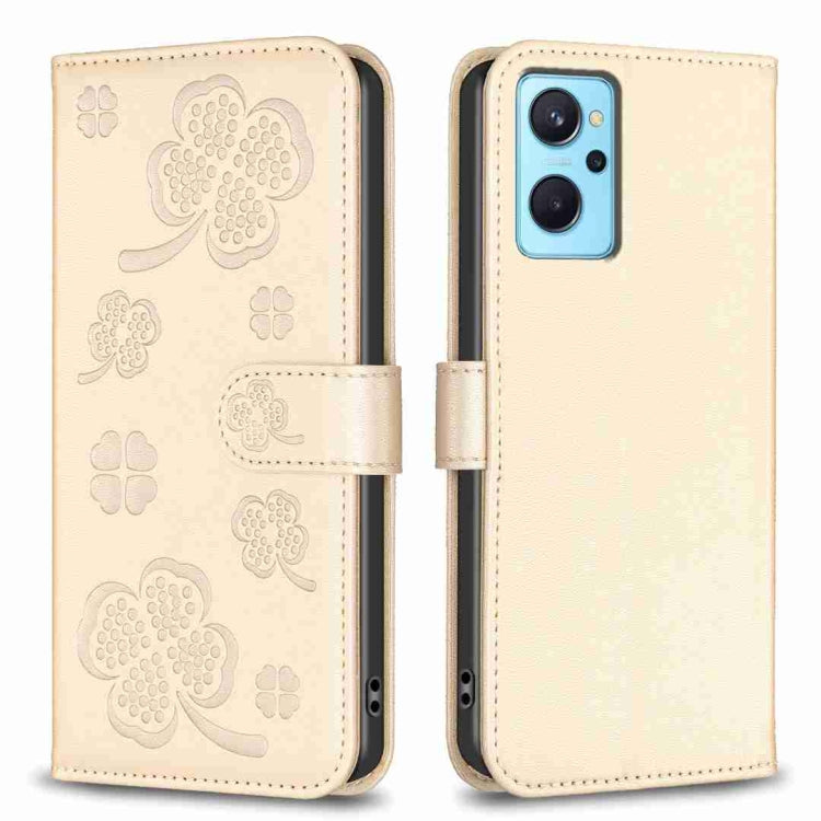 Four-leaf Embossed Leather Phone Case, For OPPO Reno7 5G / Find X5 Lite, For OPPO A16 / A16s / A54s, For OPPO A94 4G / Reno5 F / F19 Pro, For OPPO A94 5G / Reno5 Z / F19 Pro+, For OPPO A74 5G / A93 5G / A54 5G, For OPPO A74 4G / F19 4G, For OPPO A15   ...