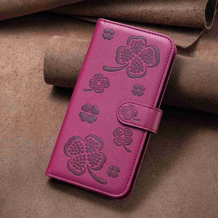 Four-leaf Embossed Leather Phone Case, For OPPO Find X6 Pro, For OPPO Find X6, For OPPO A78 5G, For OPPO A98 5G, For OPPO A17, For OPPO A57 4G, For OPPO A96 5G / Reno7 Z, For OPPO A76 5G / A36 4G