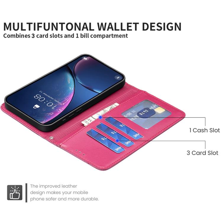 Four-leaf Embossed Leather Phone Case, For OPPO Reno16 F 5G/Reno16 FS 5G, For OPPO Reno16/Reno16 Pro 5G Global, For OPPO A60, For OPPO Find X7, For OPPO Find X7 Ultra, For OPPO A38 / A18 4G, For OPPO A58 4G, For OPPO A78 4G