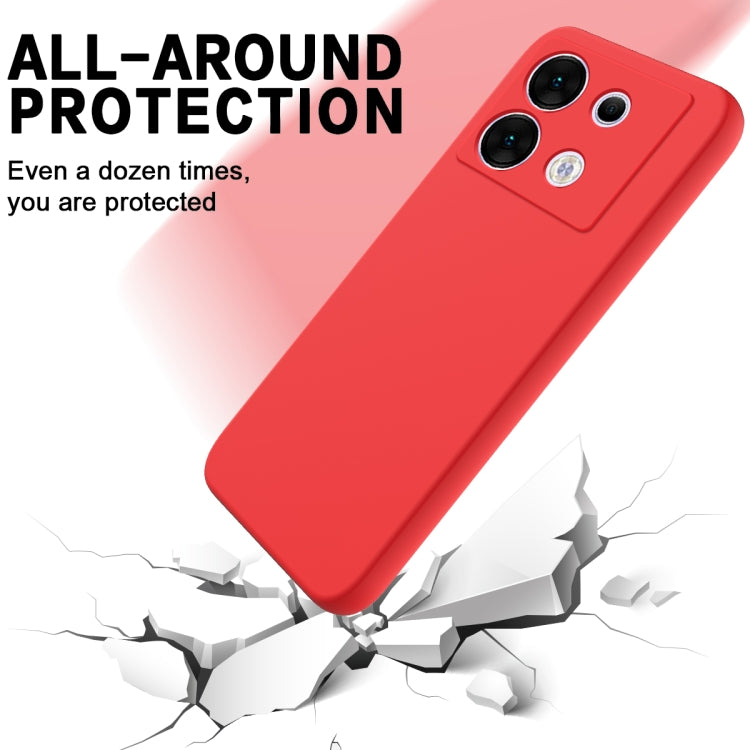 Solid Color Liquid Silicone Dropproof Full Coverage Phone Case, For Infinix Zero 30 5G, For Infinix GT 10 Pro