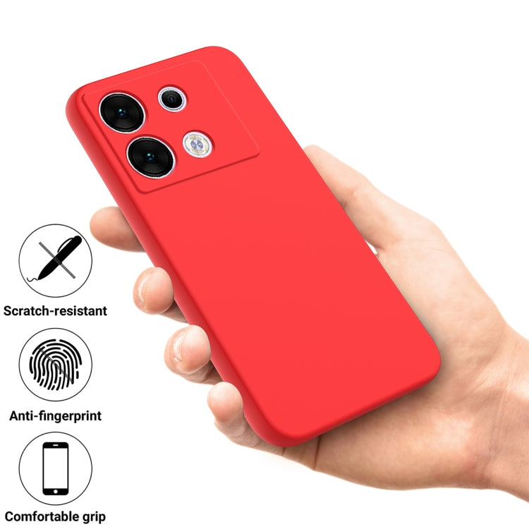 Solid Color Liquid Silicone Dropproof Full Coverage Phone Case, For Infinix Zero 30 5G, For Infinix GT 10 Pro