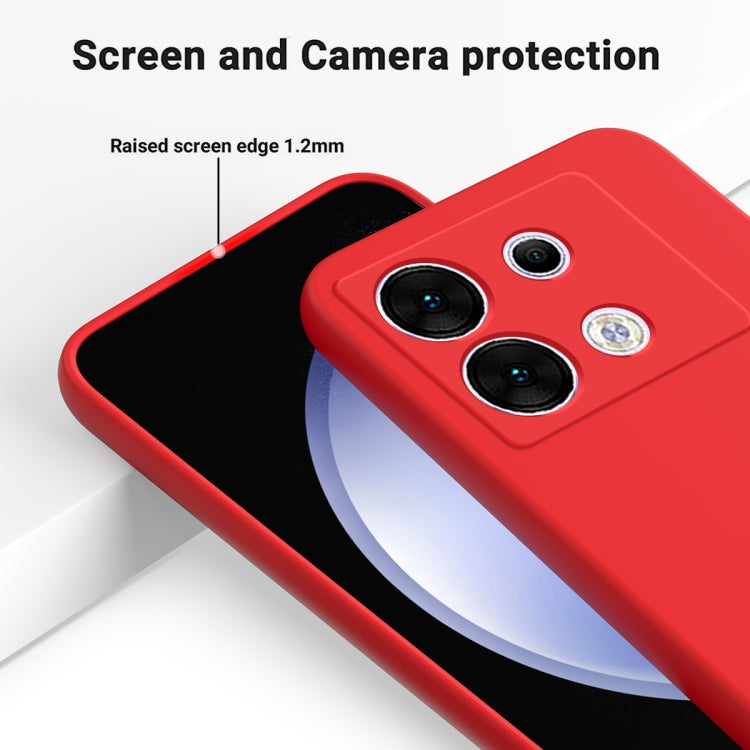 Solid Color Liquid Silicone Dropproof Full Coverage Phone Case, For Infinix Zero 30 5G, For Infinix GT 10 Pro