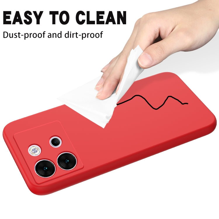 Solid Color Liquid Silicone Dropproof Full Coverage Phone Case, For Infinix Zero 30 5G, For Infinix GT 10 Pro