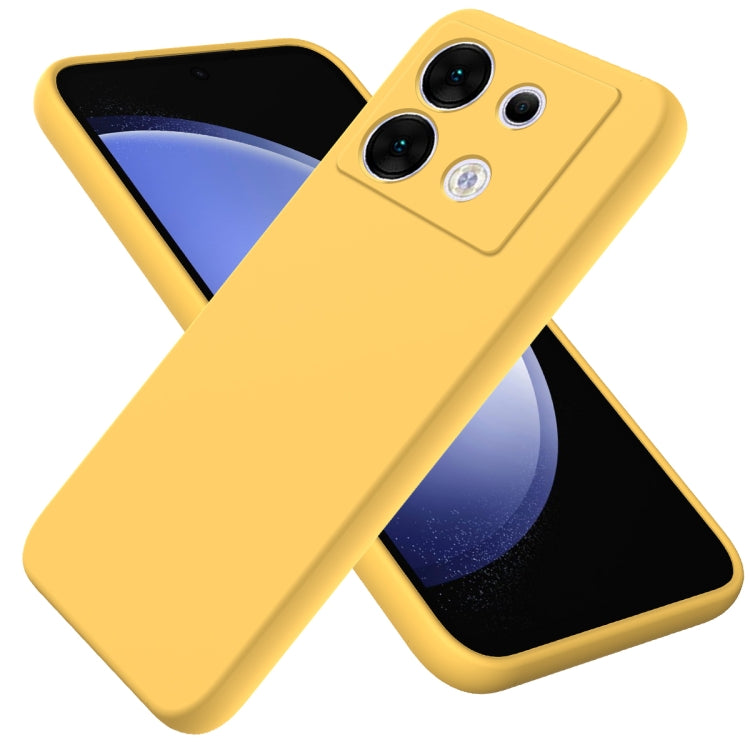Solid Color Liquid Silicone Dropproof Full Coverage Phone Case, For Infinix Zero 30 5G, For Infinix GT 10 Pro