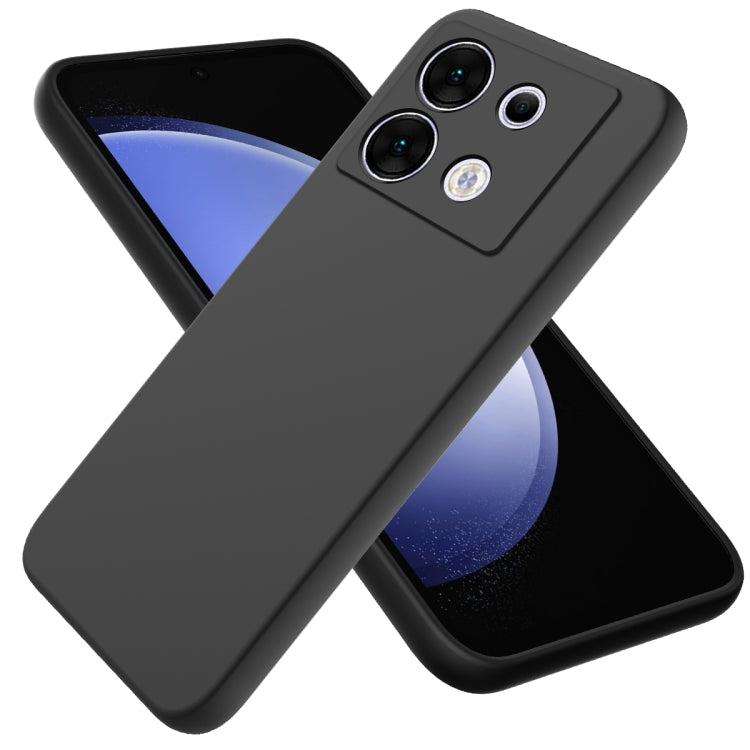 Solid Color Liquid Silicone Dropproof Full Coverage Phone Case, For Infinix Zero 30 5G, For Infinix GT 10 Pro
